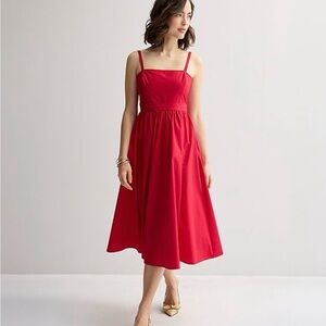 Women's Nine West Square Neck A-Line Dress